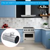 PATIKIL 4" HVAC Duct Manual Volume Damper, Metal Adjustment Airflow