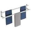 SAYAYO Double Towel Bar for Bathroom, 31.5 Inch Brushed Nickel