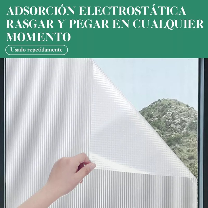 MINI BOXX Pelicula Para Ventanas Baño Privacidad 3d Decoracion Pared