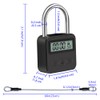 Metal Timer Lock, LCD Display Multi-Function Electronic Time, 99 Hours