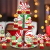 Yavxzvbw Christmas Cupcake Stand Candy Cane Party Decorations Christmas Party