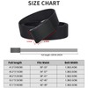 SENDEFN Men's Adjustable Fabric Belt Canvas Belt Width Approx. 3.5
