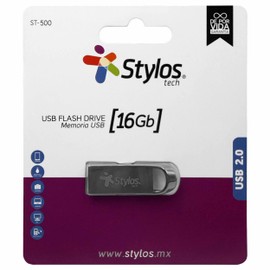 PSA COMPUTO Y PAPELERIA Kit de 20 Memorias USB Flash Drive De 16GB Stylos Modelo STUMUS516B Nuevo Modelo Soporta USB 3.0 Compatible con USB 2.0/Hot Plug&Play