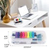 123 Pcs Office Supplies Kit with Desk Organizers, Office Stationery
