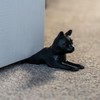 Woodside Heavy Duty Cast Iron Decorative Cat Door Wedge Stop,