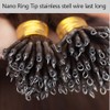 SEGO Nanoring Real Hair Extensions, 1 g, Loop Hair Extensions,
