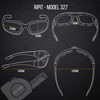 WYND Blocker Motorcycle & Biking Wind Resistant Sports Wrap Sunglasses