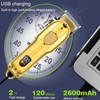Electric Hair Clipper Rechargeable Stainless Steel Reciprocating Hair Cutting Trimmer