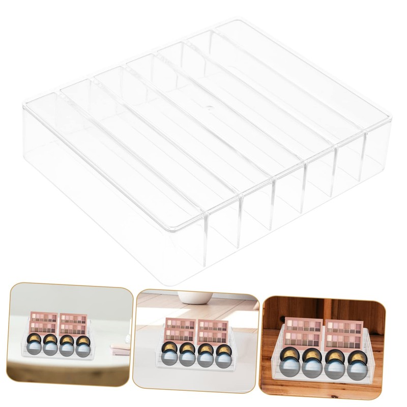 Healvian Eyeshadow Palette Organizer Lid Makeup Storage Box for Vanity