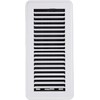 Deflecto Floor Register, Includes Steel Grill and Rust-Proof Damper Box,