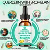 Quercetin with Bromelain Liquid Drops, 4X Stronger Than Capsules &