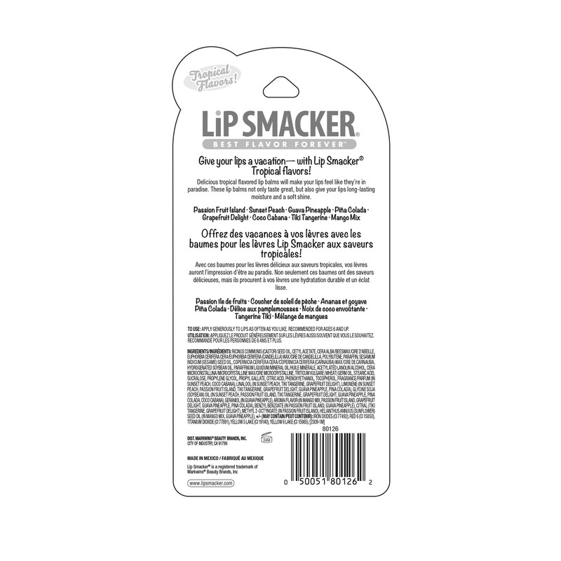 Lip Smacker Lip Smacker 80126 Tropical fever lip balm party