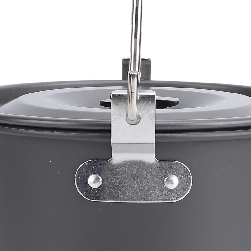 Camping Hanging Topf mit Großer Kapazität Aluminiumlegierung Leichtes Gewicht Im