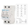 MOLLOM DC 2 Pole Miniature Circuit Breaker, 500V 32Amps, C32