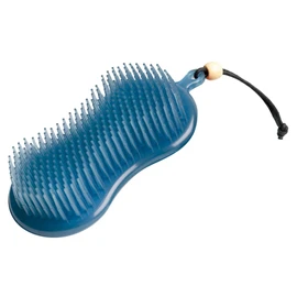 LeMieux Hippo Brush in Pink Two in One Horse Grooming Aid with Gentle Bristles and Rubber Scrubby Sponge - One Size