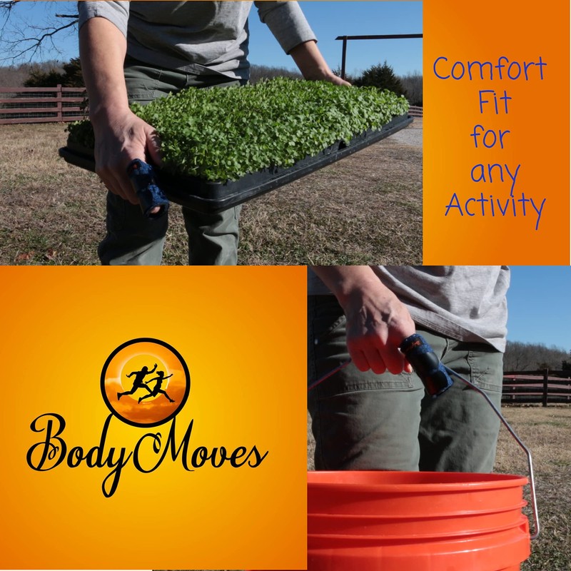 BodyMoves 5 Finger Splints plus 1 pinkie/kid splint (with Blue