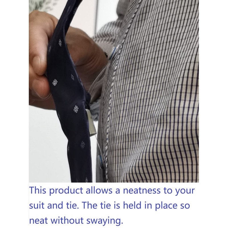 10 Pack Tie Clip For Men Invisible Tie Stays Tie