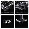 Spinning Fishing Reels with Left/Right Interchangeable Collapsible Wood Handle Powerful