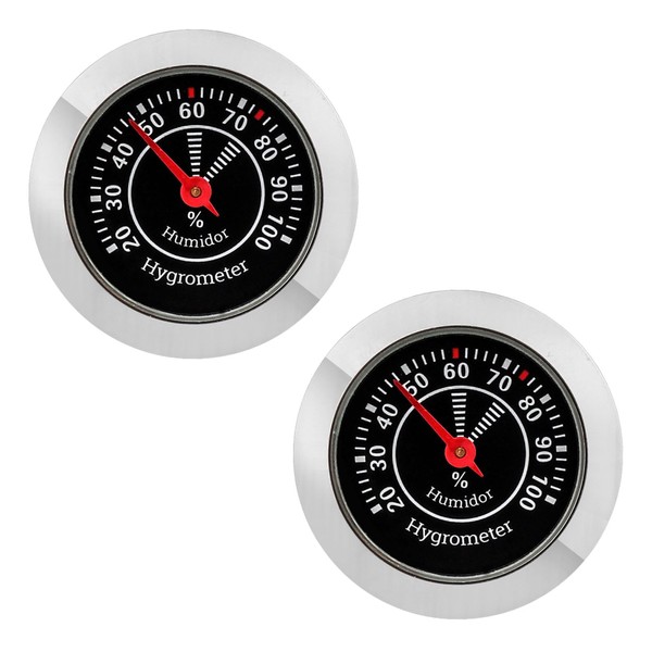 TVETE Hygrometer, Hygrometer, Analog Hygrometer, Analog Hygrometer, 2 Pieces, Compact