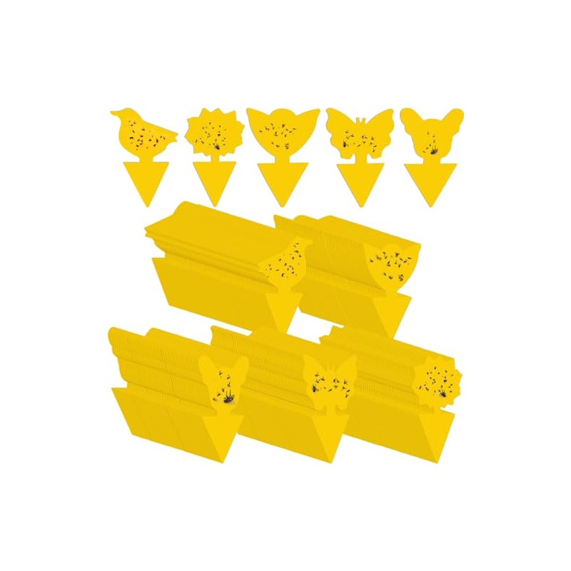200 Sticky Traps for Fruit Flies and Gnats - Indoor