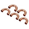 sourcing map U Shape Elbow 180 Degree Copper Pipe Fitting