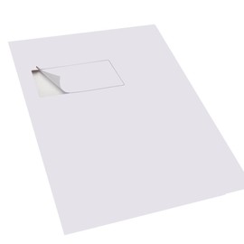 Triplast 110 x 60 mm A4 Integrated Labels Address Peel Off Dispatch Notes Packing Slips - White (Pack of 100)