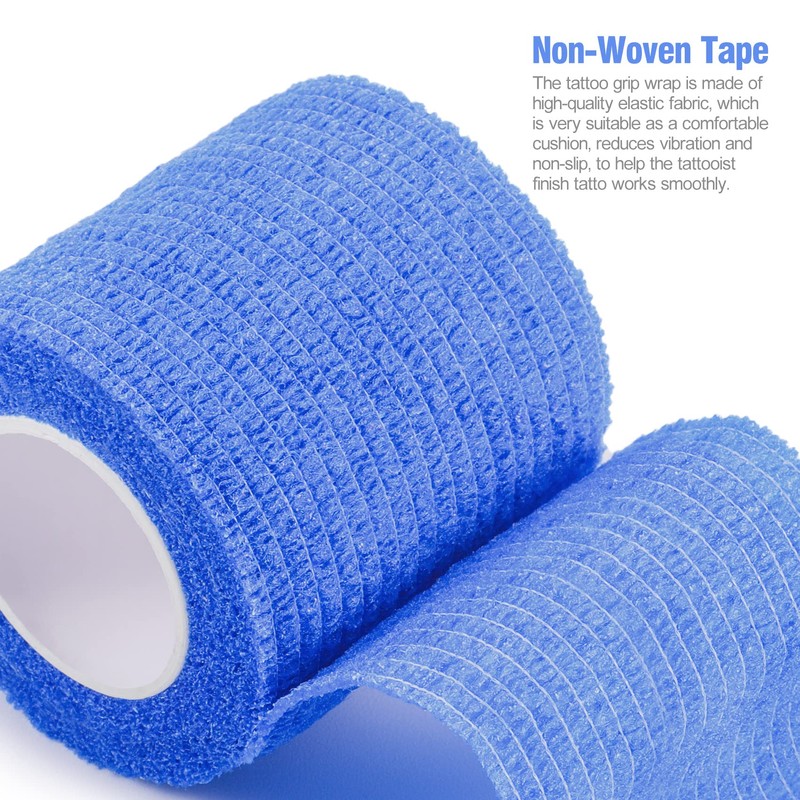Self Adherent Cohesive Bandages 2‘’ x 5Yards, Keilend Tattoo Grip