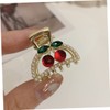 OHPHCALL Rhinestone Cherry Hair Clips for Women Small Design Hair