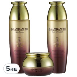Daandan Bit Royal luxury snail 3-piece set (skin + lotion + cream + skin sample + lotion sample), 5 sets / 다안단 빛 로얄 명품 스네일 3종세트(스킨 +로션 +크림 +스킨샘플 +로션샘플 ), 5세트
