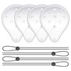 4 Pcs Eye Shield After Cataract Surgery, Transparent Eye Shield,
