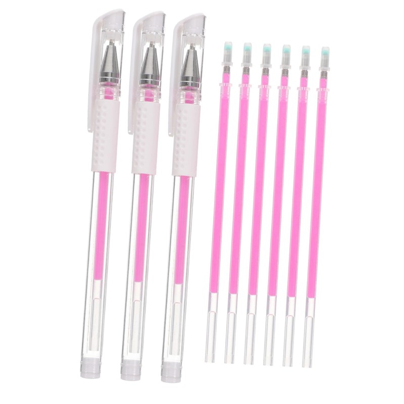 TEHAUX 2 Sets Eyebrow Pen Plastic Pen Tattooing Mapping Tool