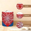 Red Spider Web Laundry Hamper - 58L Collapsible Waterproof Large
