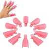 10pc Professional Plastic Nail Art Soak Off Cap Clip Gel