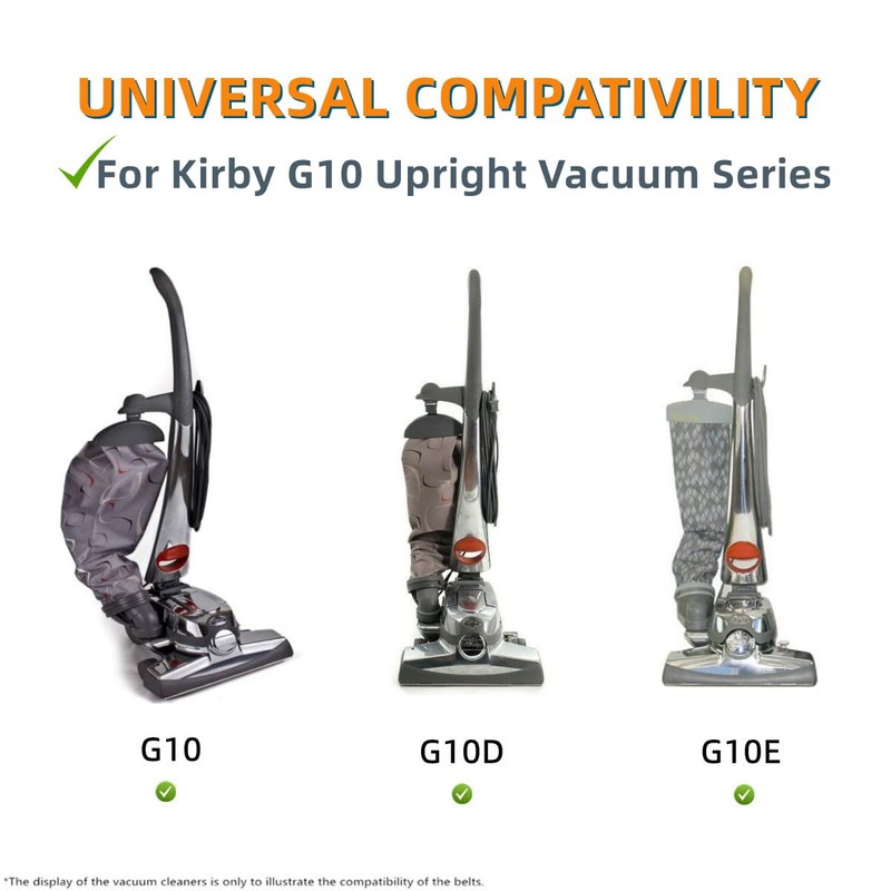 JEDELEOS Replacement Belts for Kirby G10 Upright Vacuum Cleaner, Fit