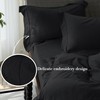 ELIMMO King Duvet Cover - 3 Piece 100% Washed Cotton