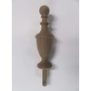 Wood Finial-Cherry-Oak-Maple-Walnut-Mahogany-Bed Post #62 (Walnut)