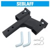 SEBLAFF Trailer Dual Hitch Extender Replacement for 2 Inch Receiver
