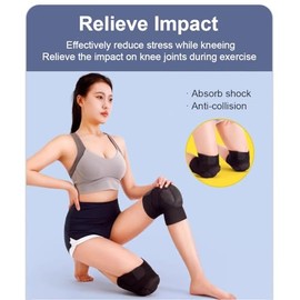SUJAYU 2 Pack Turtle Volleyball Knee Pads for Women Men Wrestling Knee Pads Wrestling Gear, Crash Pad Snowboarding Gear Knee Protector Soft Knee Pad f