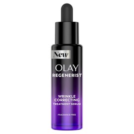 Olay Regenerist - Suero de retinol rejuvenecedor, Renew, suero antiarrugas para mujeres, cuidado de la piel antienvejecimiento, reparación nocturna avanzada, sin fragancia, péptido reparador de hexa y proretinol, 1.0 onzas