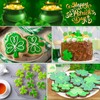 6 Pieces St. Patrick's Day Shamrock Cookie Cutter Stainless Steel