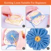 Flower Loom, Round Knitting Loom Set with 1 Plastic Needles