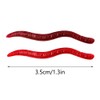 Freshwater Fishing Lures, 100 Pieces Worms for Fishing, Rubber Fish,