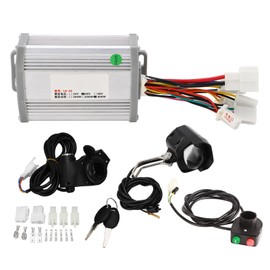 36V 800W Brush Speed Motor Set Controller Electric Bike Thumb Throttle Handlebar Conversion Controller Kit