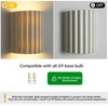 Fetason White Resin Modern LED Wall Sconces Wall Lighting Set
