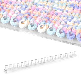 47" Acrylic Chunky Blanket Loom DIY Throw Blankets Knitting Loom Installation-Free, No Needles Required, Beginner-Friendly Yarn Craft for Home Decor