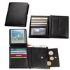Hans Kniebes Men's Leather Wallet in Portrait Format with 11