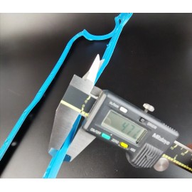 espeedpro21 SBC 1 Piece Oil Pan Gasket Blue Pre - 79 Early Fits SB 265 283 327 350 383 400