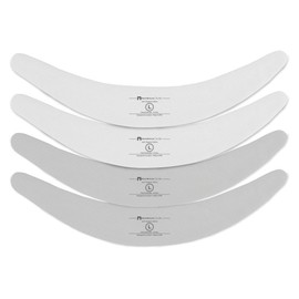 More of Me to Love Organic Cotton Tummy Liner 4-Pack (2 x Pearl White and 2 x Stone Gray) (Large)