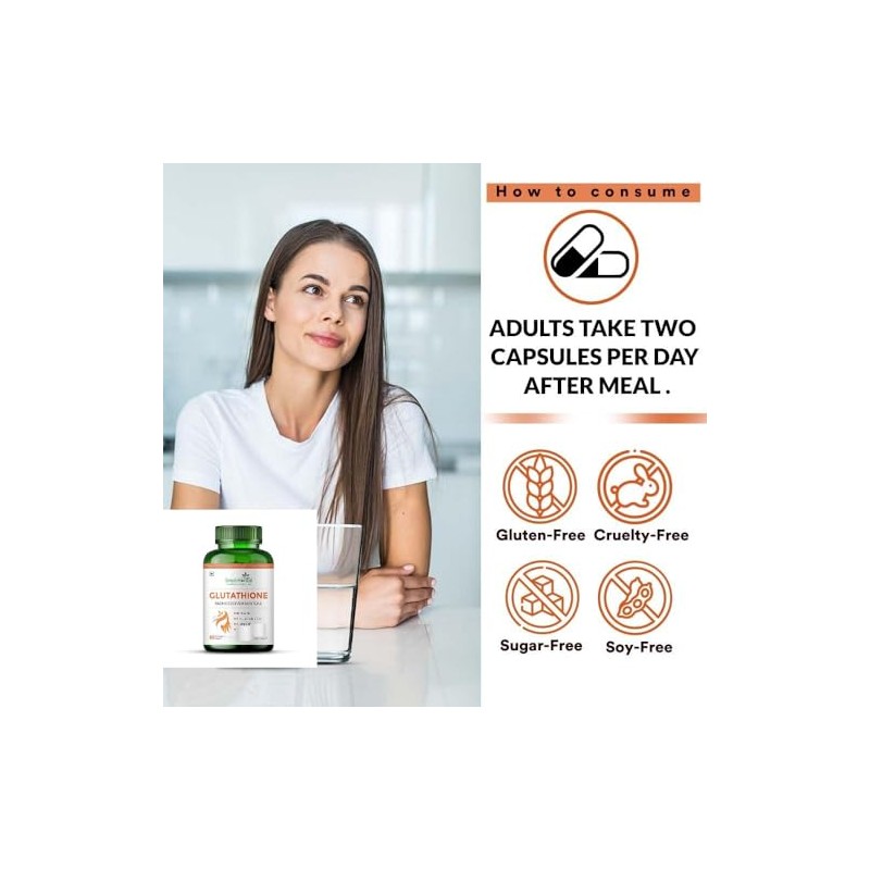 Generic L Glutathione 1000mg Capsules with Vitamin C & E