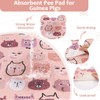 2PCS Guinea Pig Cage Liner, Reusable Pee Pads Mat for